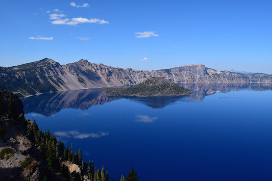 All-Over Print Hoodie Featuring Crater Lake National Park Design