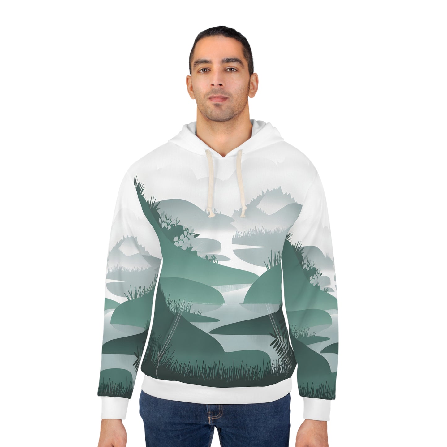 Silent Roots National Park Hoodie All Over Print Inspired Adventure Apparel