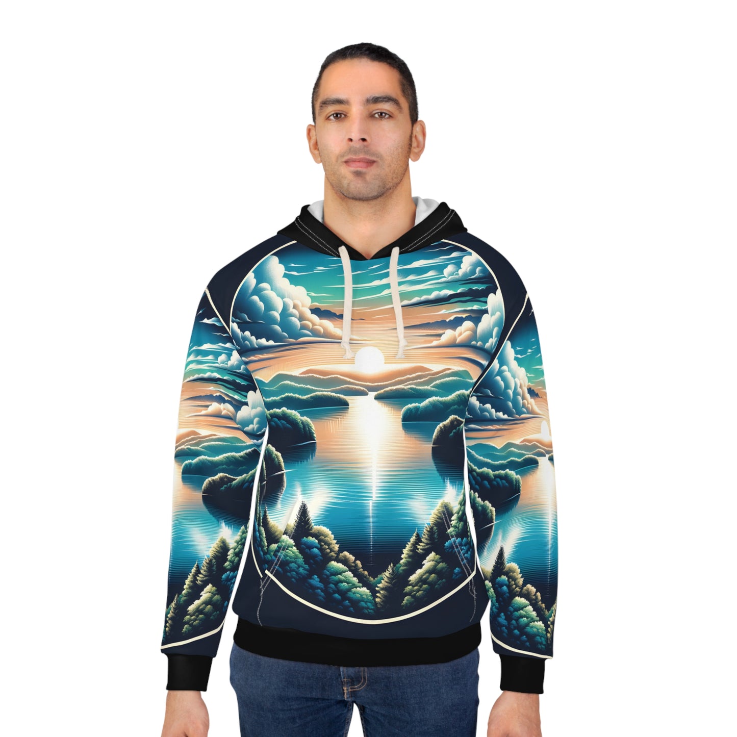 Lake Cumberland Hoodie All Over Print Outdoor Adventure Travel Apparel Wear