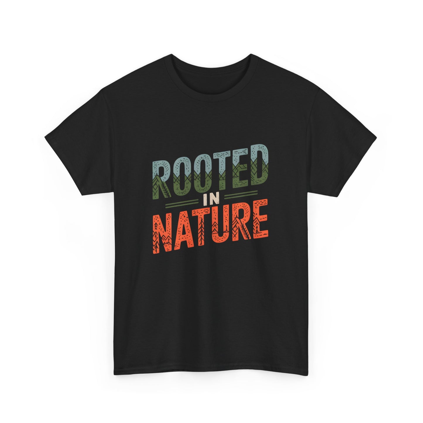 Rooted in Nature Vintage Graphic Short Sleeve T-Shirt Outdoor Gift Apparel