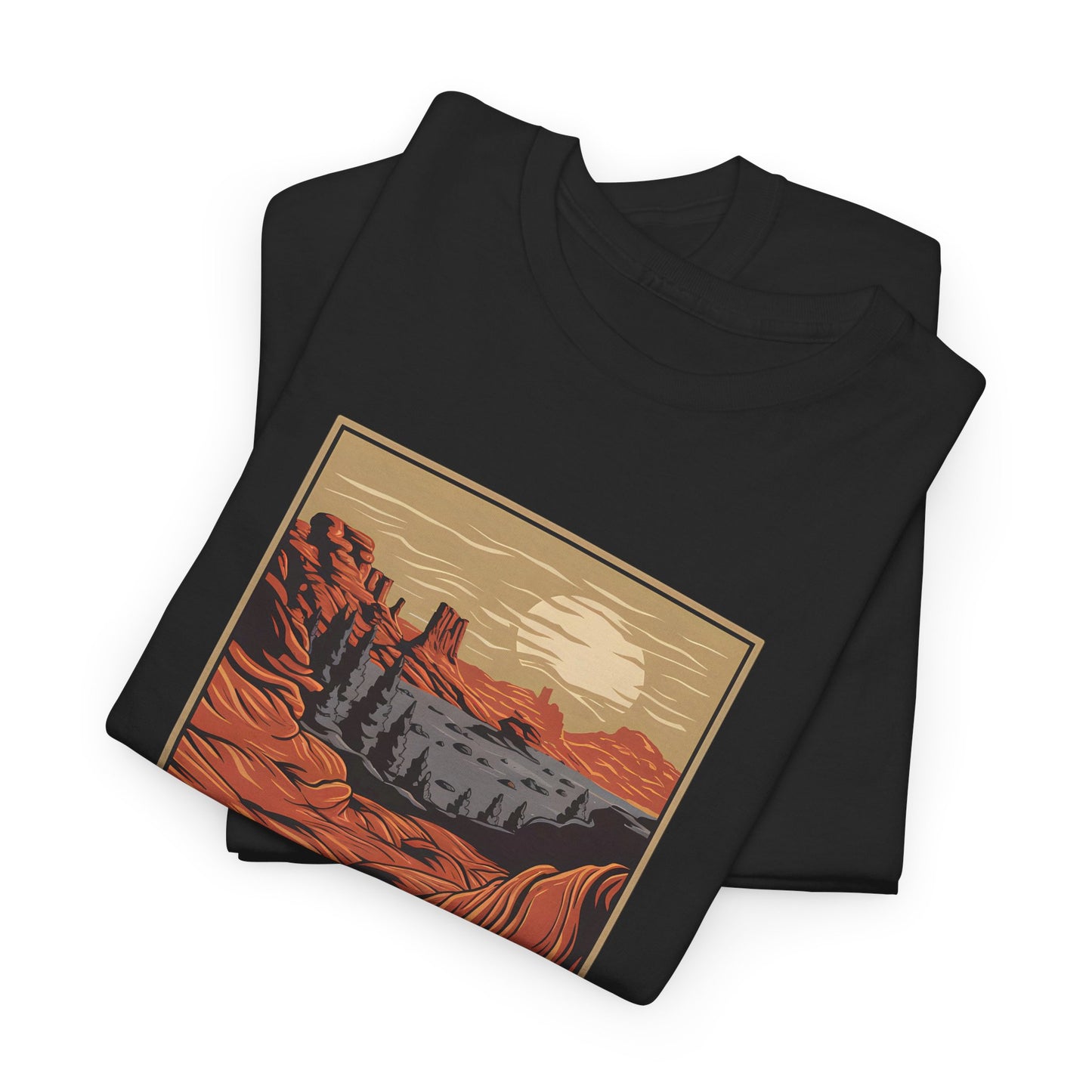 Valley of Fire T-Shirt Vintage Graphic Tee National Park Hiking Nature Desert