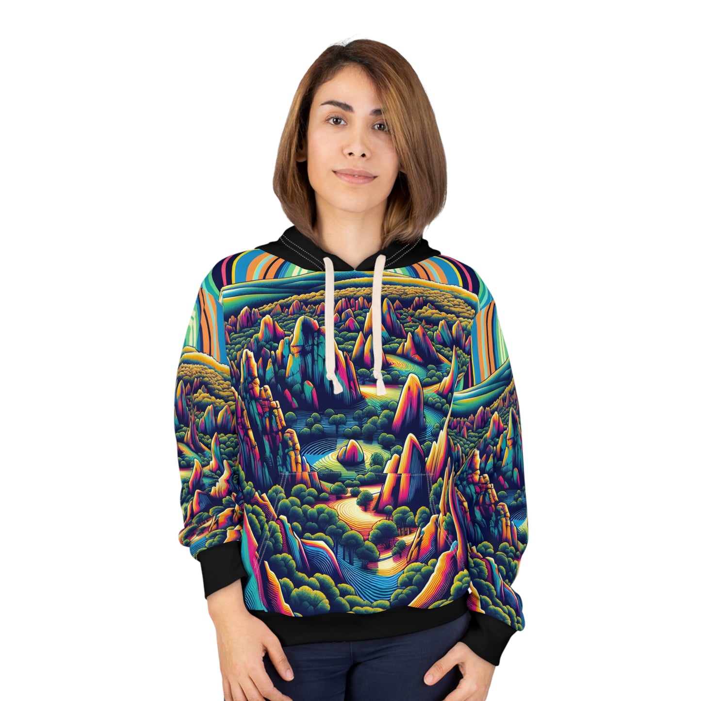 Pinnacles National Park Pullover Hoodie All Over Print Travel Outdoor Apparel