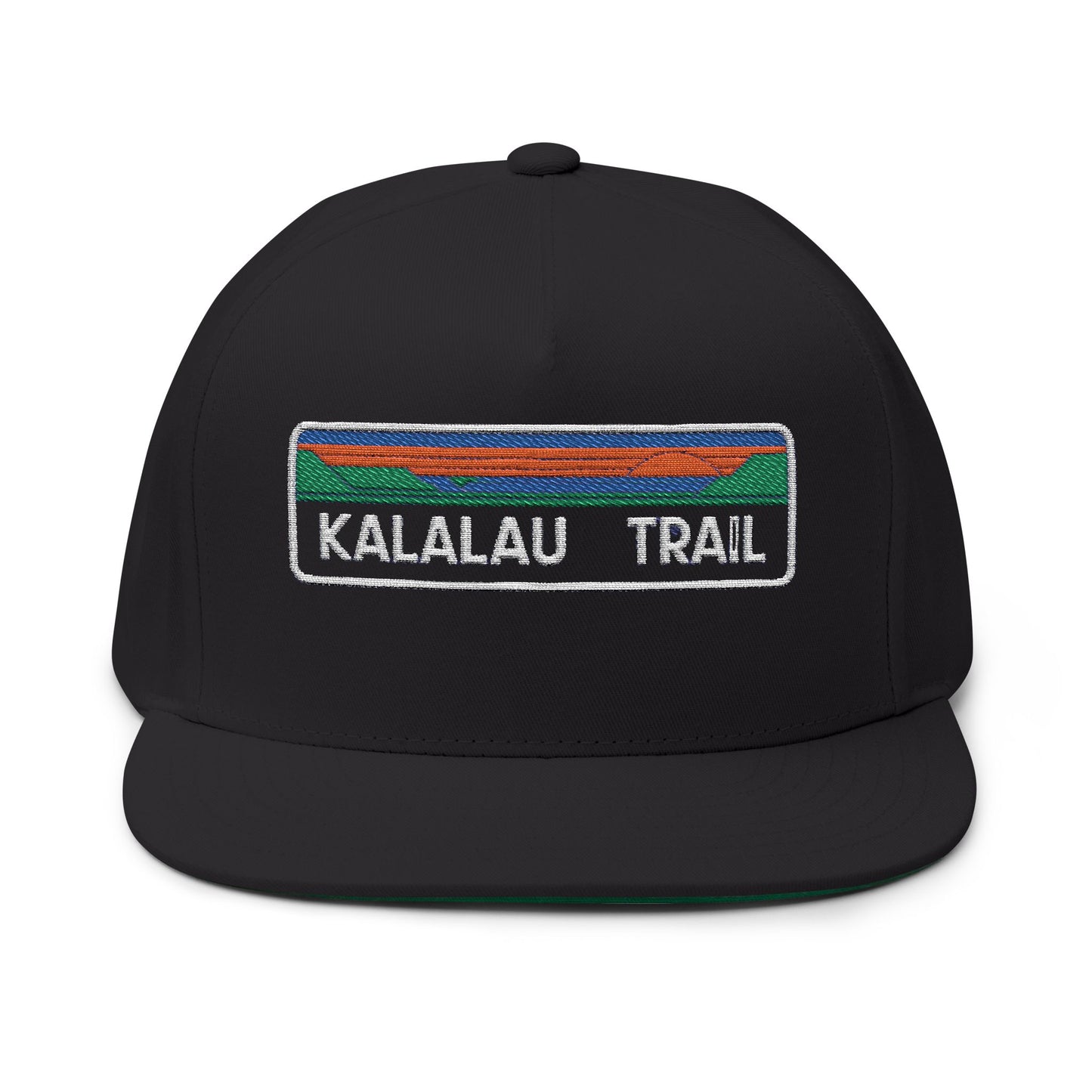Kalalau Trail Flat Bill Hat Adventure Outdoor Gear Hiking Cap