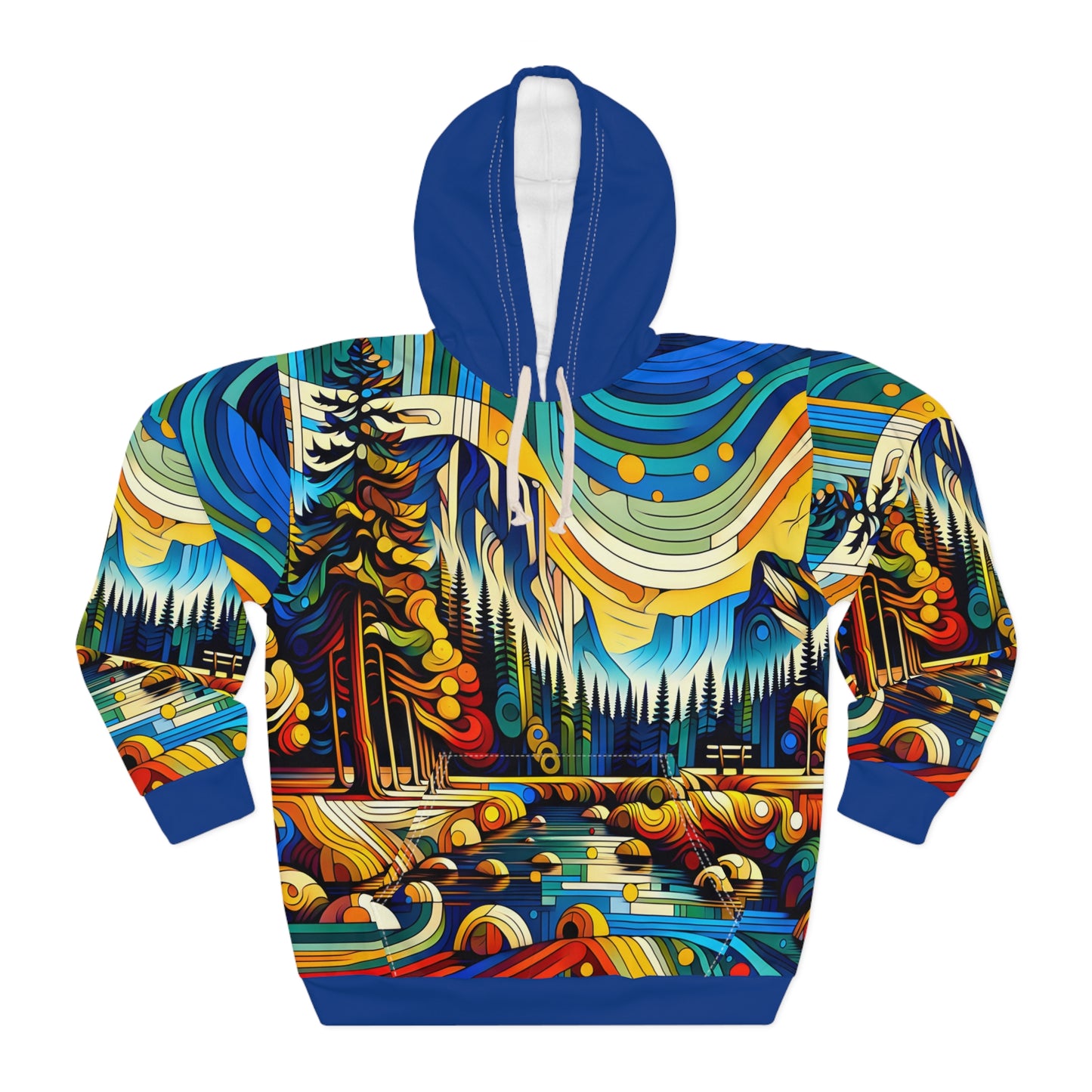 All-Over Print Hoodie featuring Yosemite National Park Scenic Design