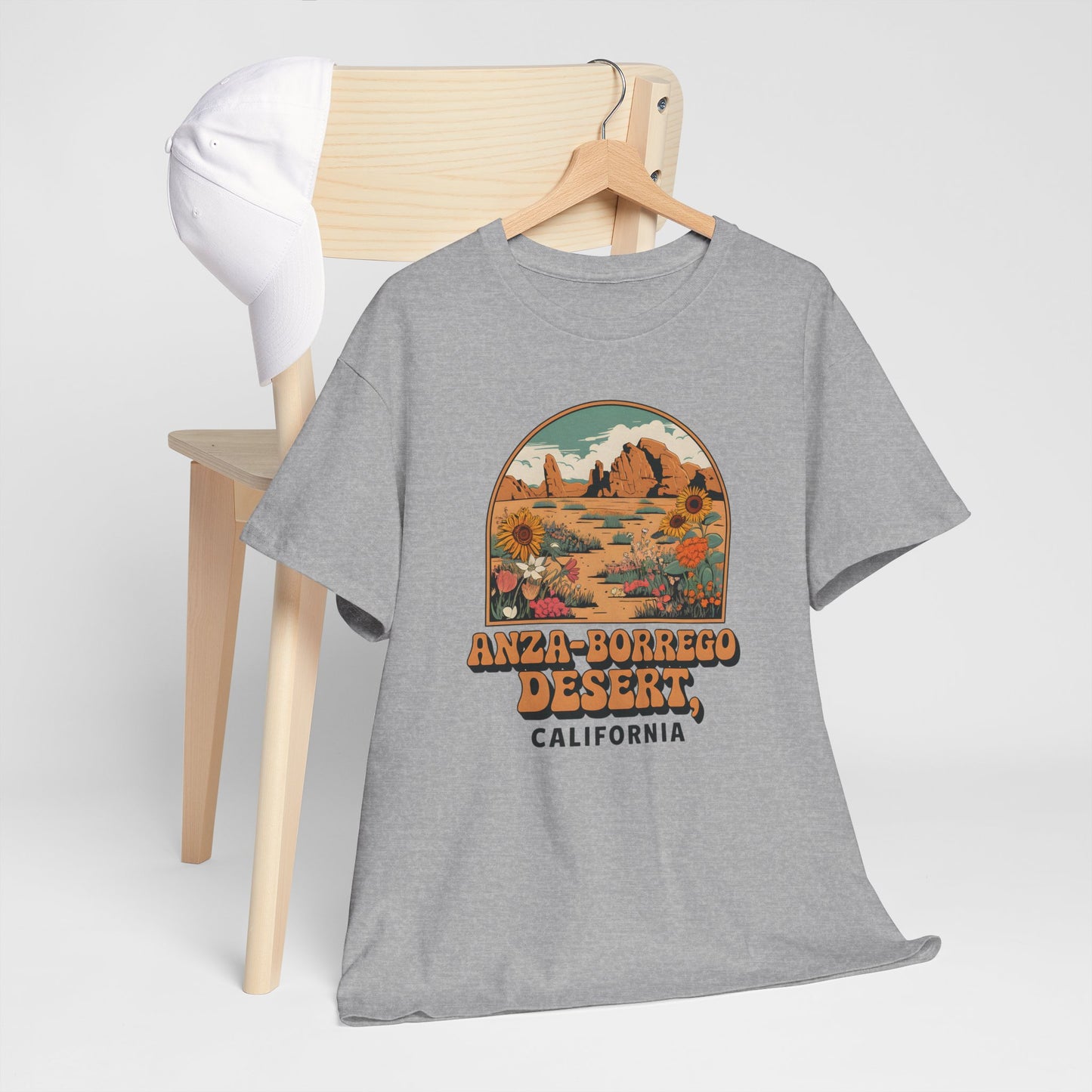 Anza-Borrego Desert California T-Shirt Vintage Nature Graphic Tee - T Shirt