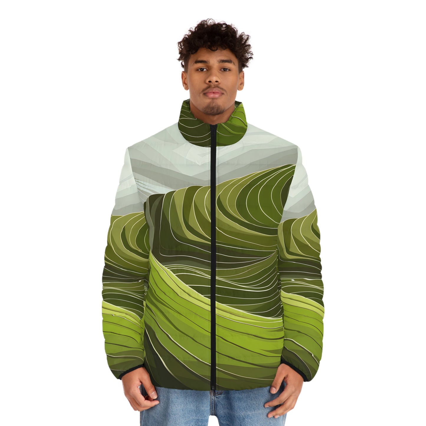 Nature Art Stylish Puffer Jacket for Outdoor Adventures Travel Design Winter