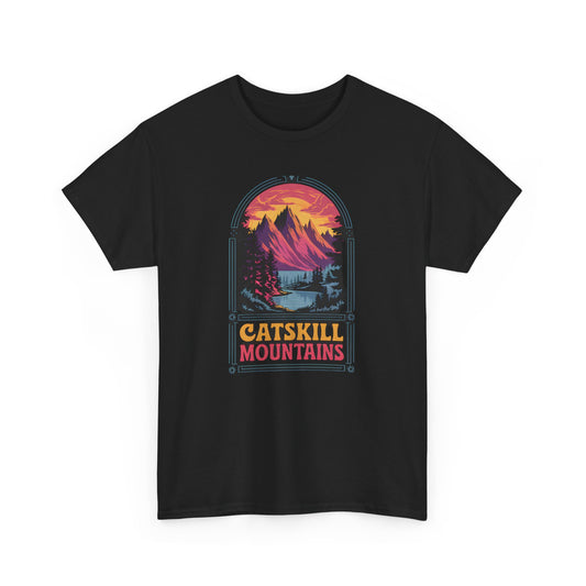 Catskill Mountains Vintage T-Shirt Hiker Gift Outdoors Nature Lover Tee
