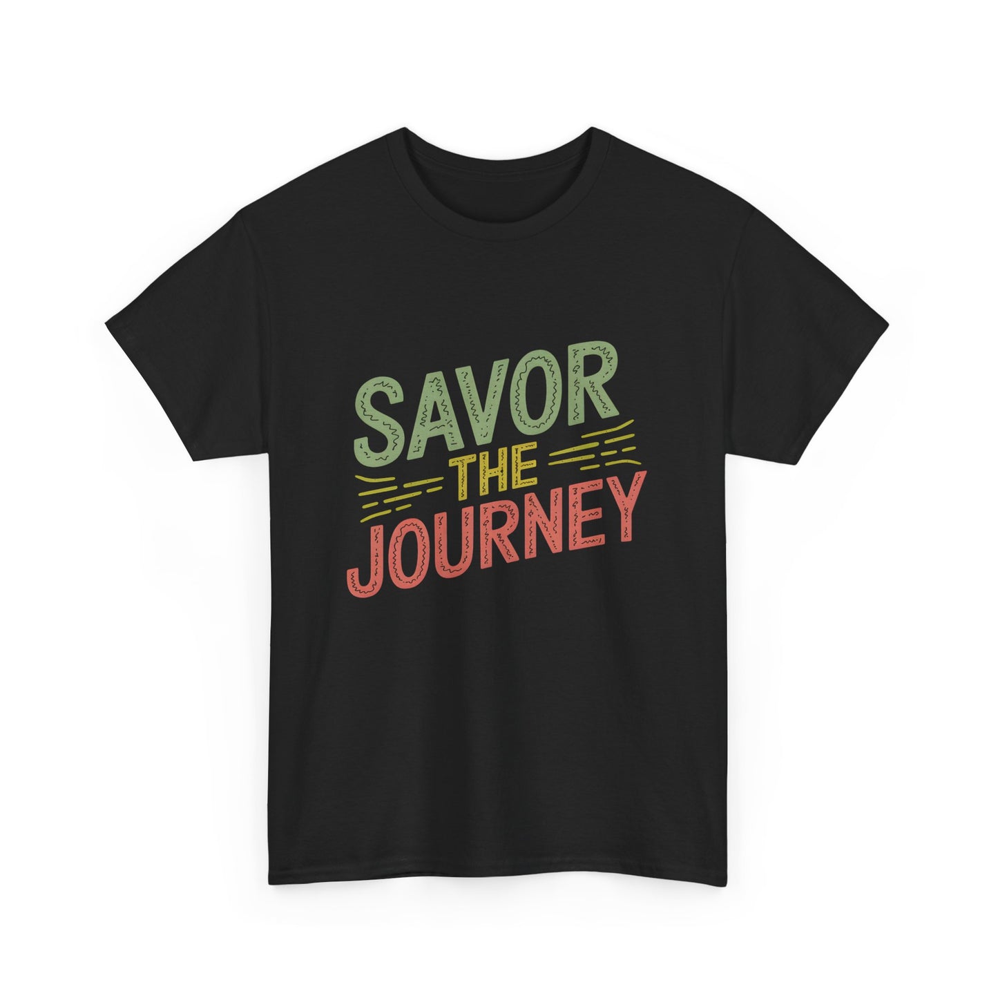 Savor the Journey Graphic Tee Adventure Travel Shirt Unisex Casual Short Sleeve