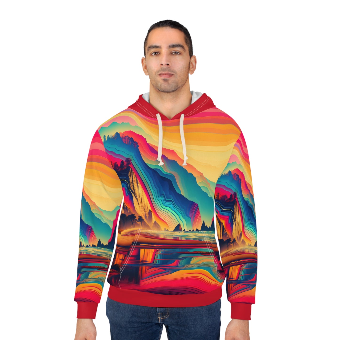 Pismo Beach Hoodie All Over Print Outdoor Apparel Travel Fashion Gear Streetwear