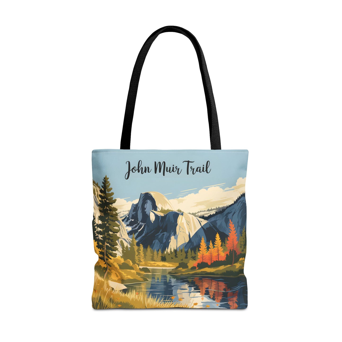 John Muir Trail All Over Print Tote Bag Nature Art Landscape Gift Eco Friendly