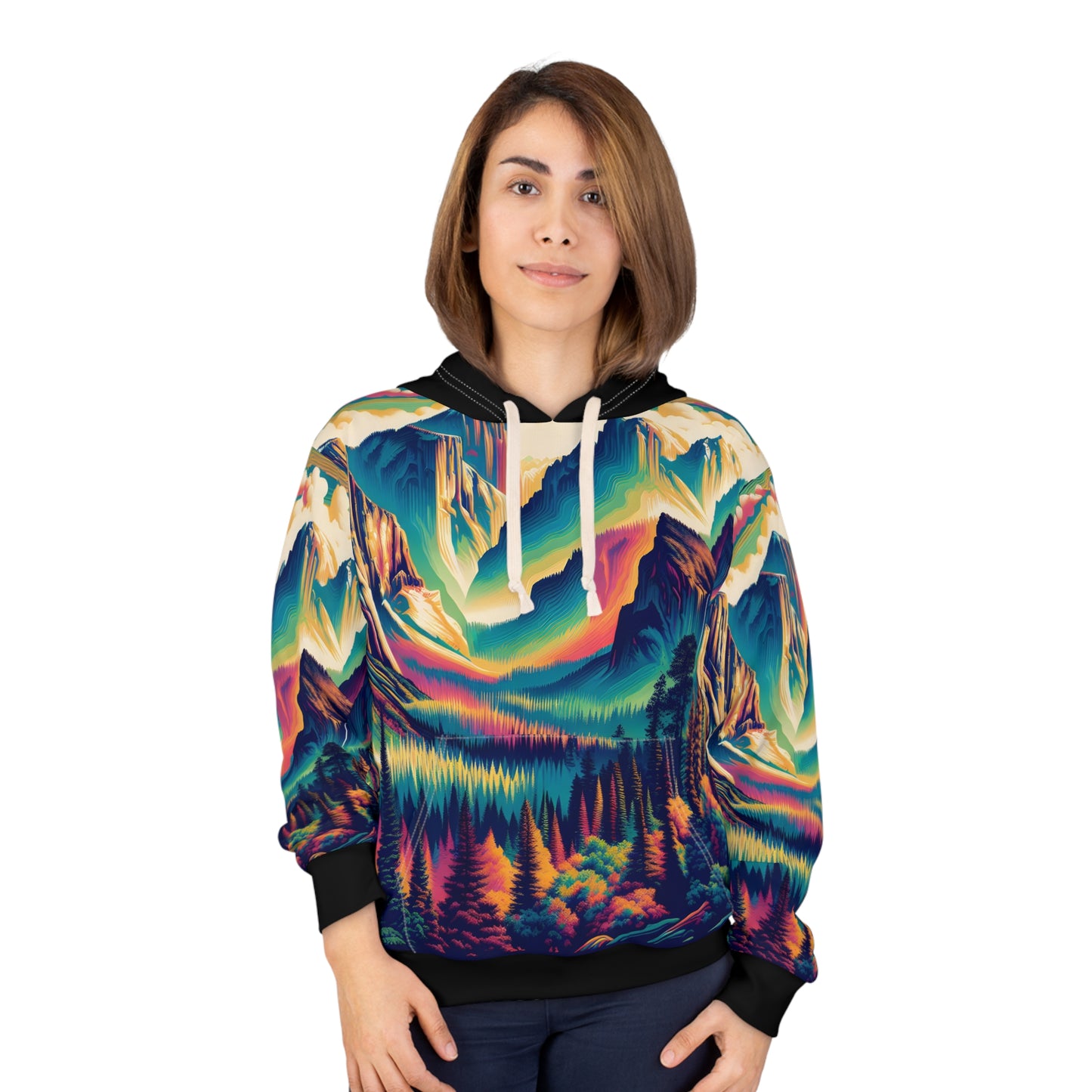 San Juan Mountains All Over Print Pullover Hoodie Outdoor Adventure Apparel