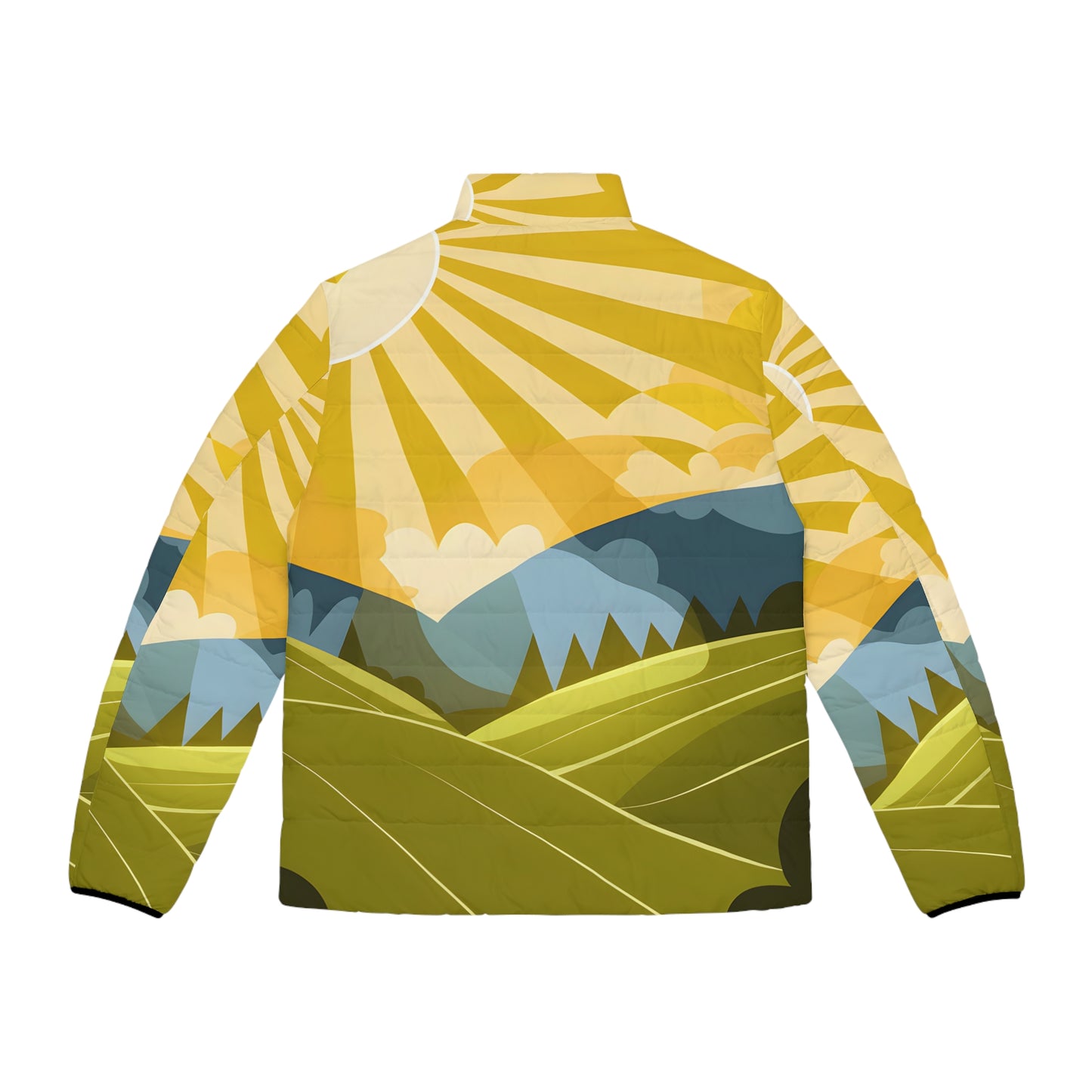 Sunwashed Rays Puffer Jacket Outdoor Apparel Travel National Parks Style