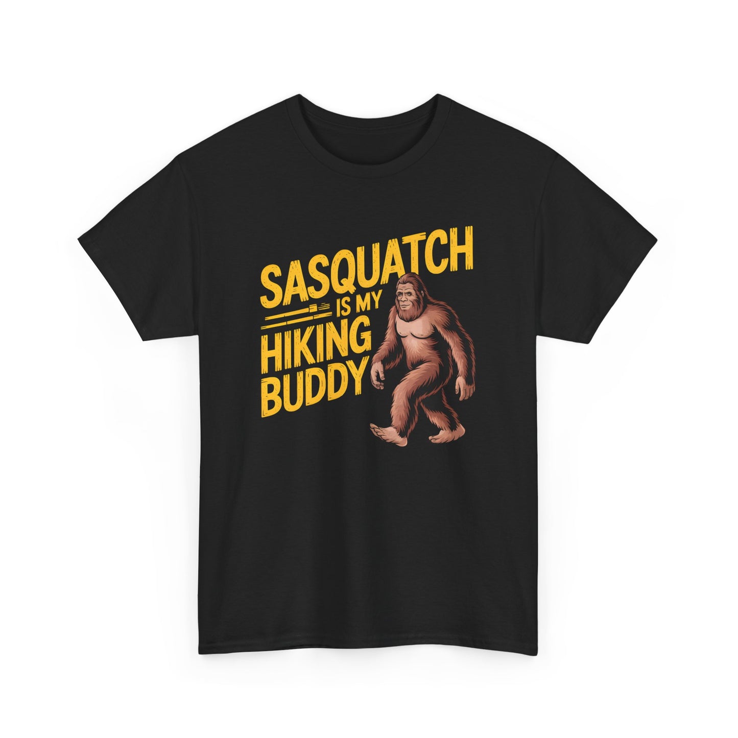 Sasquatch T-Shirt Hiking Buddy Trail Bigfoot Graphic Tee Funny Outdoor Gift