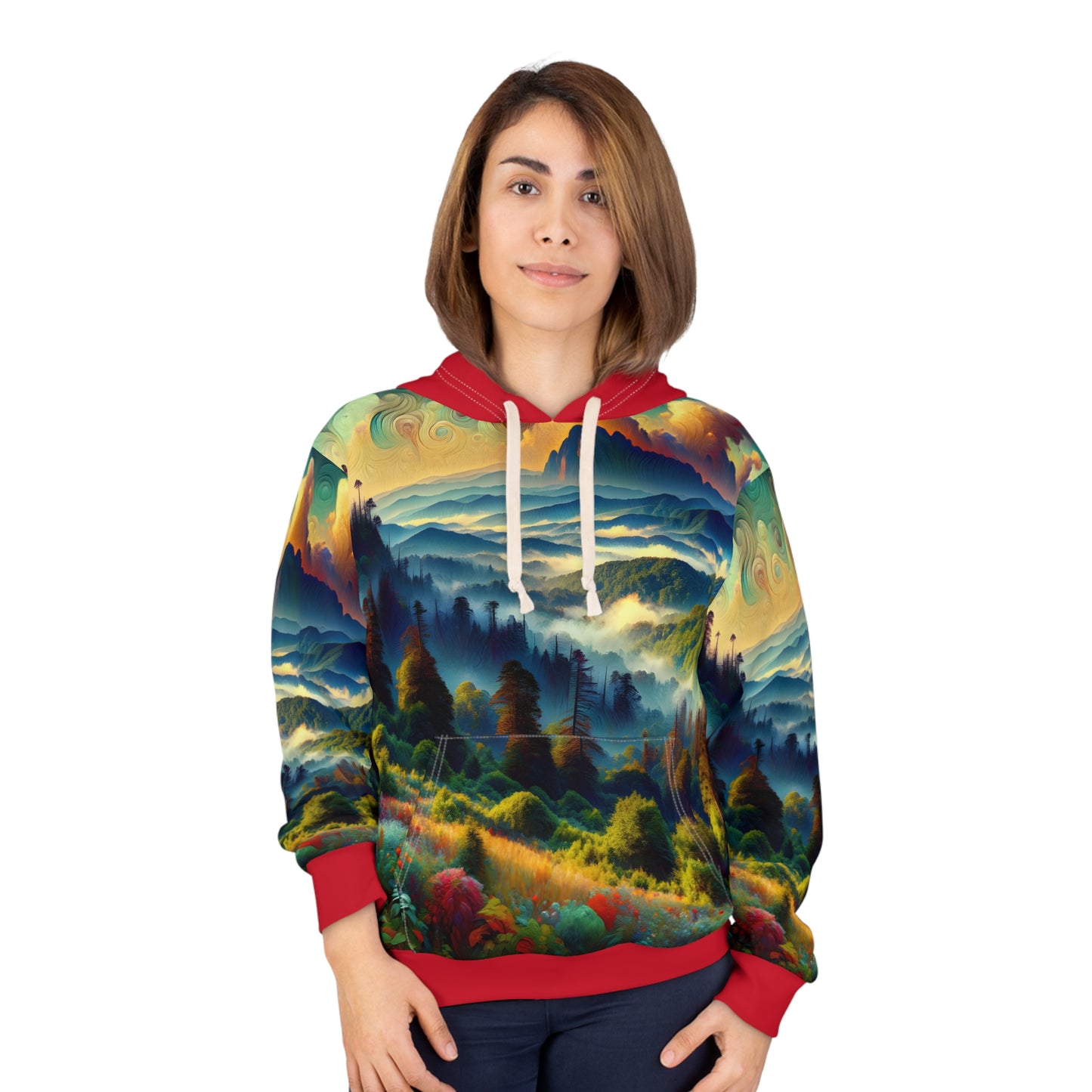 Great Smoky Mountains National Park All-Over Print Hoodie for Nature Lovers