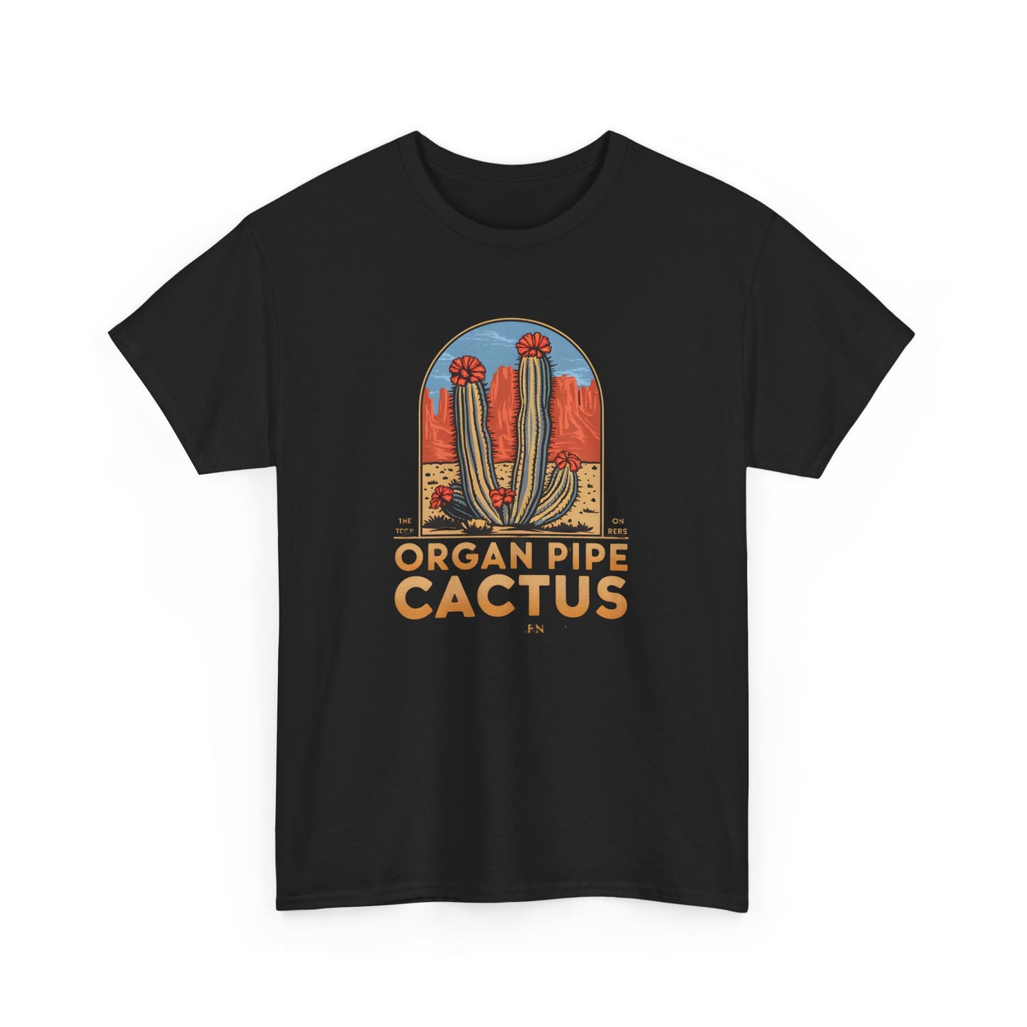 Organ Pipe Cactus Graphic National Monument T-Shirt Arizona Desert Apparel