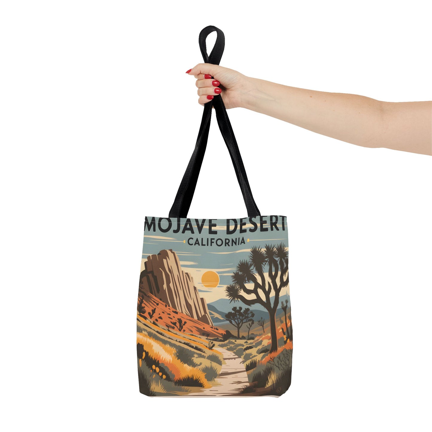 Mojave Desert California All Over Print Tote Bag Landscape Design Eco Friendly