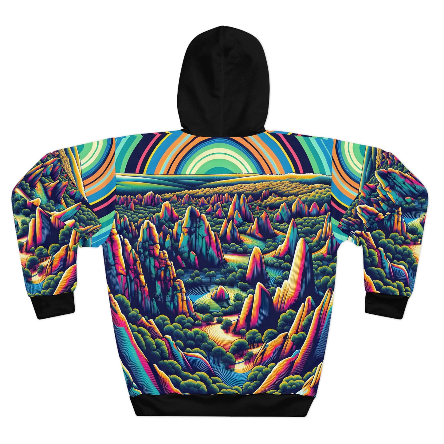 Pinnacles National Park Pullover Hoodie All Over Print Travel Outdoor Apparel