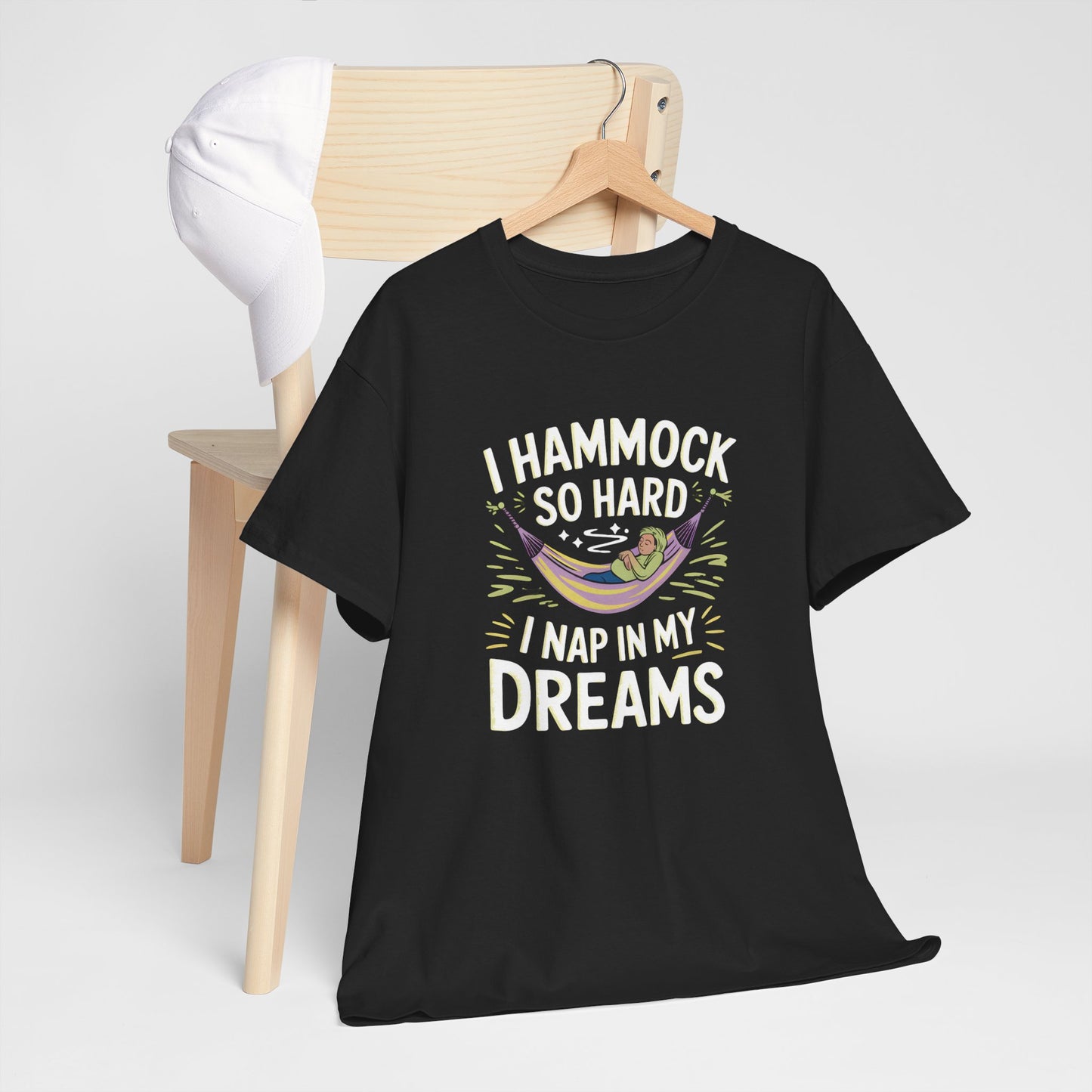Funny Hammock Nap Shirt I Hammock So Hard Relaxation Gift Tee