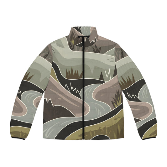 Muted Wild Puffer Jacket for Men and Women Outdoor Adventure Apparel Full Zip