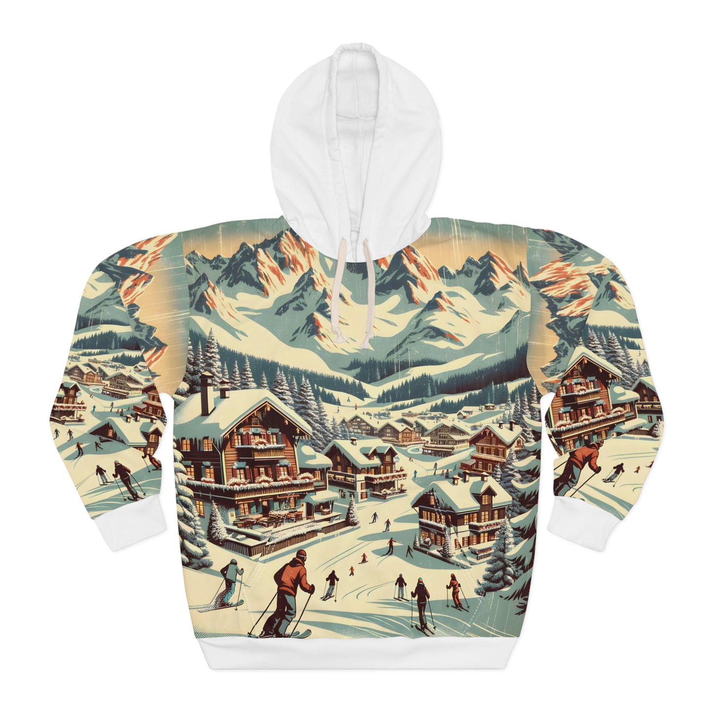 Breckenridge Hoodie All Over Print Outdoor Apparel Travel Winter Casual Style