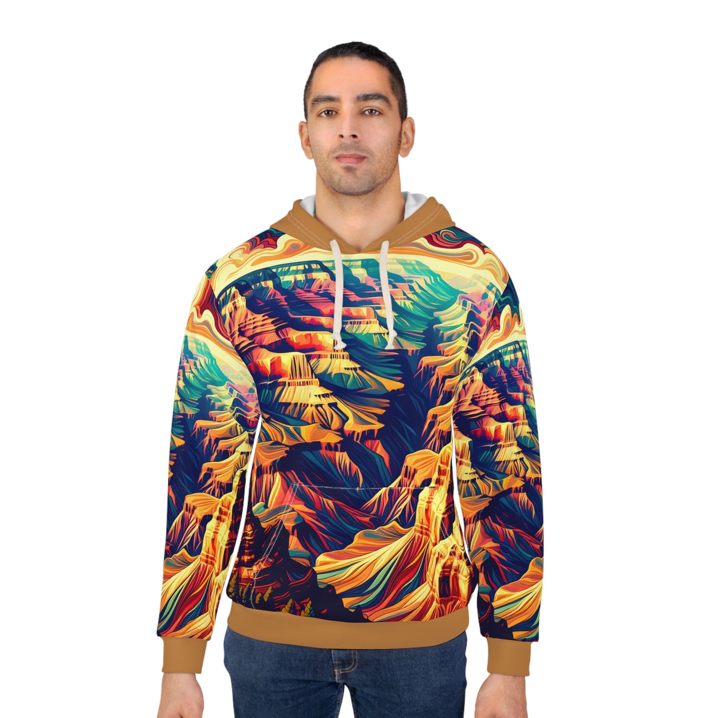 All-Over Print Hoodie Inspired by Grand Canyon National Park Adventure