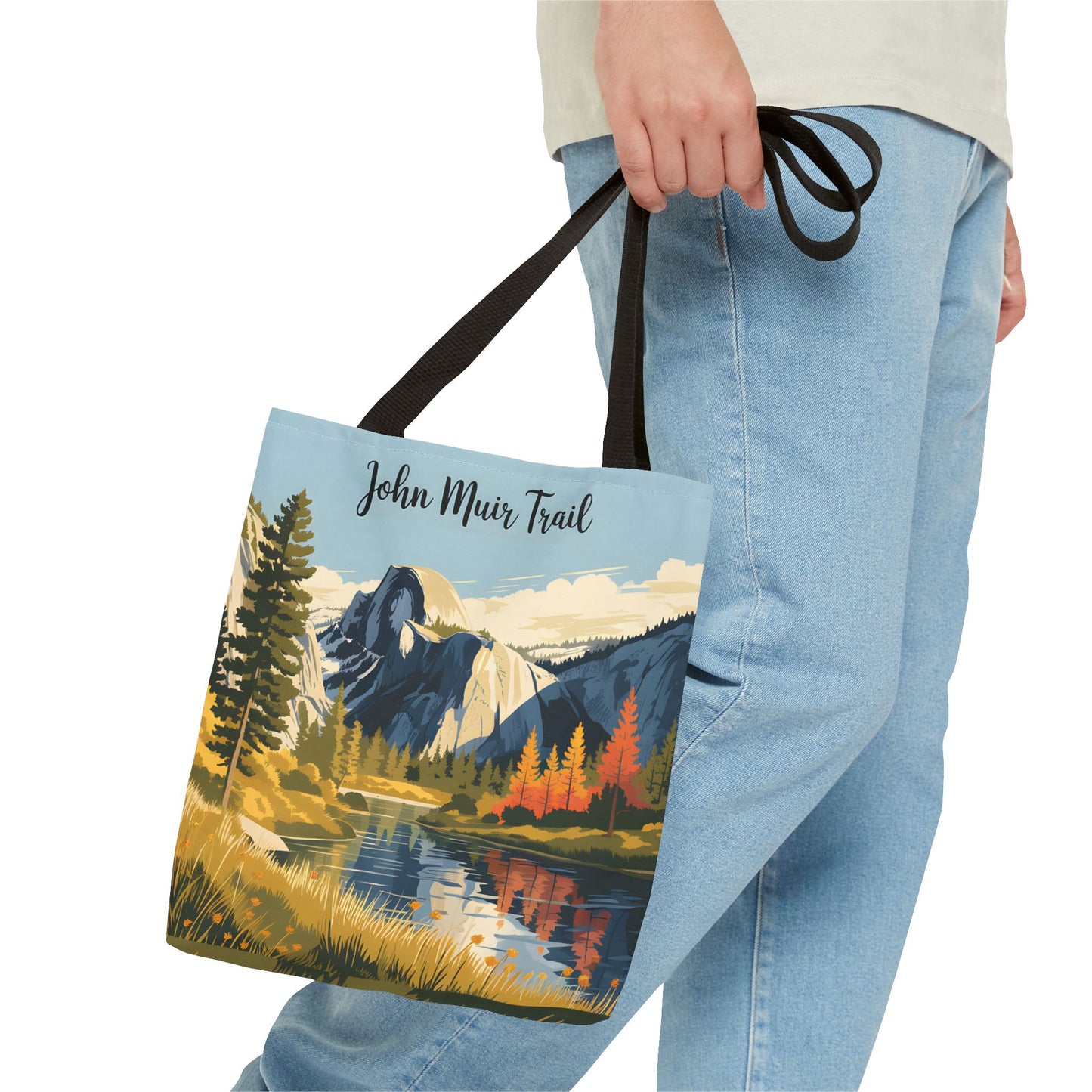 John Muir Trail All Over Print Tote Bag Nature Art Landscape Gift Eco Friendly