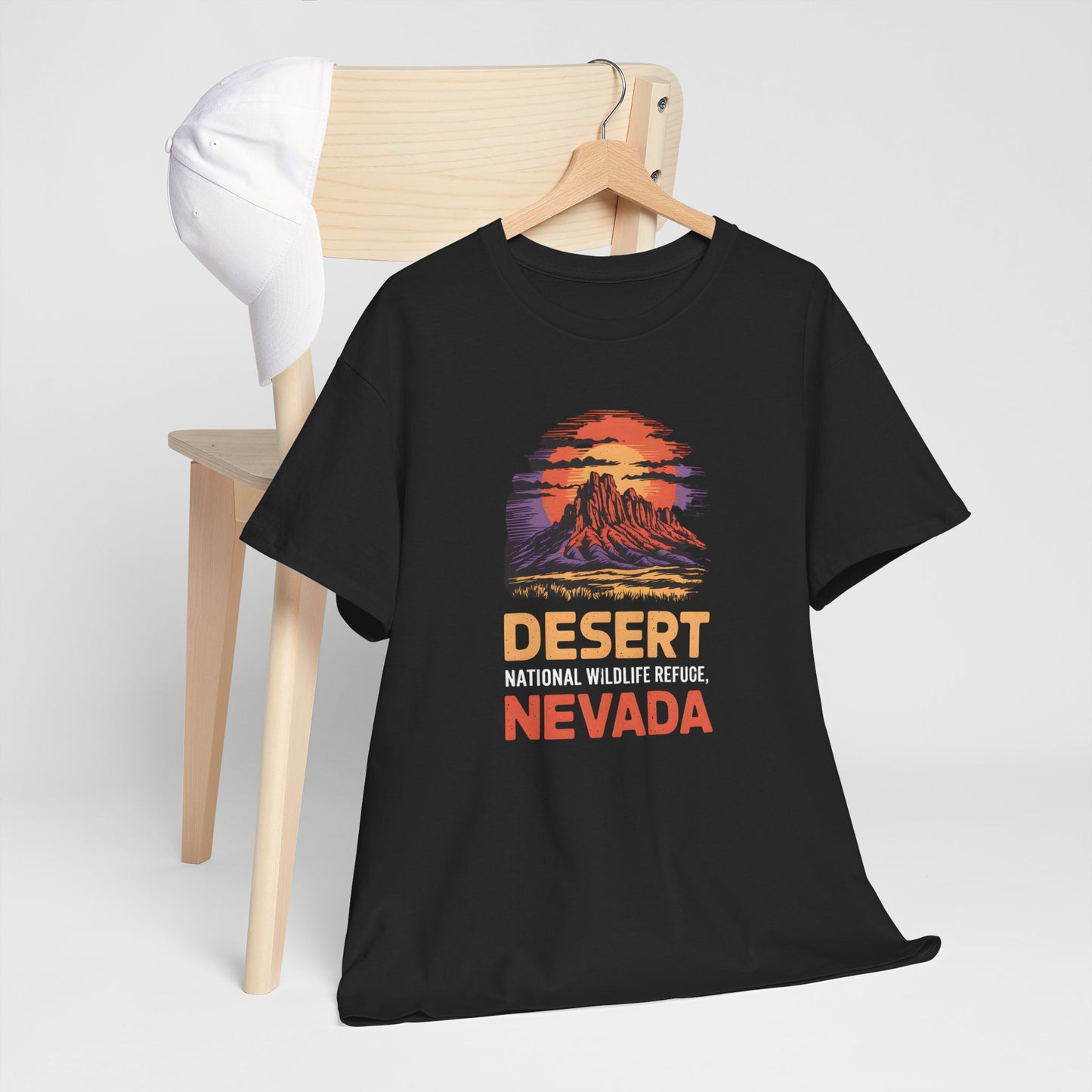 Desert National Wildlife Refuge T-Shirt Unisex Nevada Graphic Nature Sunset Tee