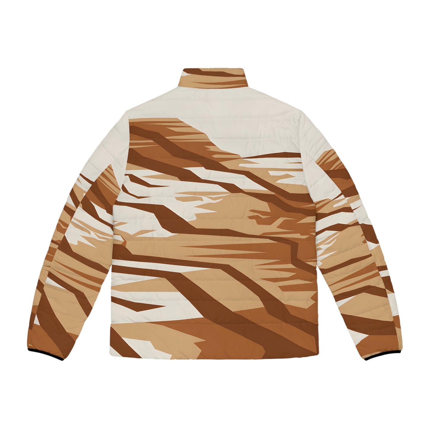 Wandering Shadows Design Puffer Jacket for Outdoor Adventures Warm Winter