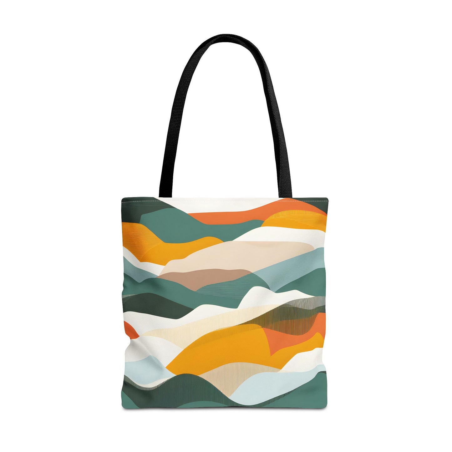 Sunset Geometry Tote Bag Stylish Handbag for Everyday Use - Tote Bag