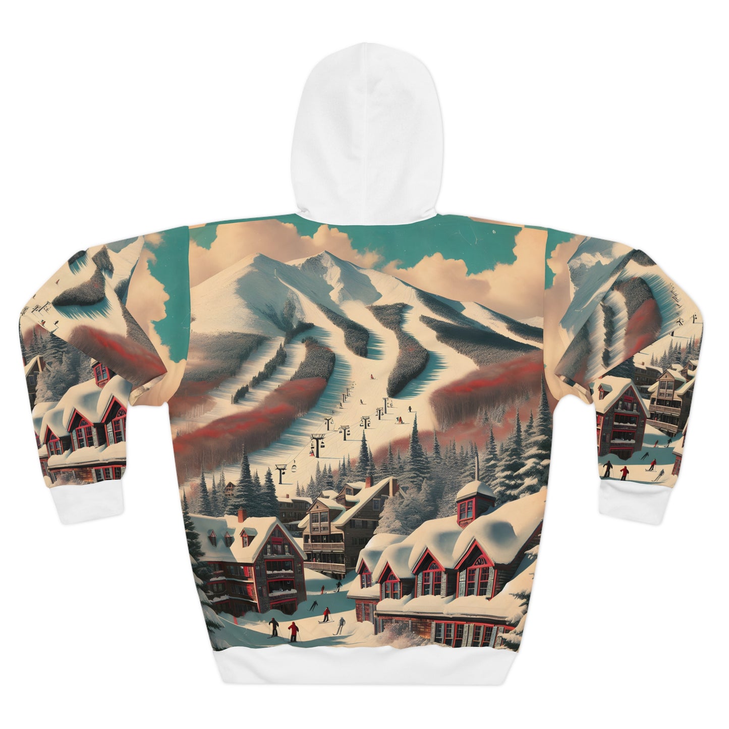 Killington Vermont All Over Print Pullover Hoodie Outdoor Adventure Apparel