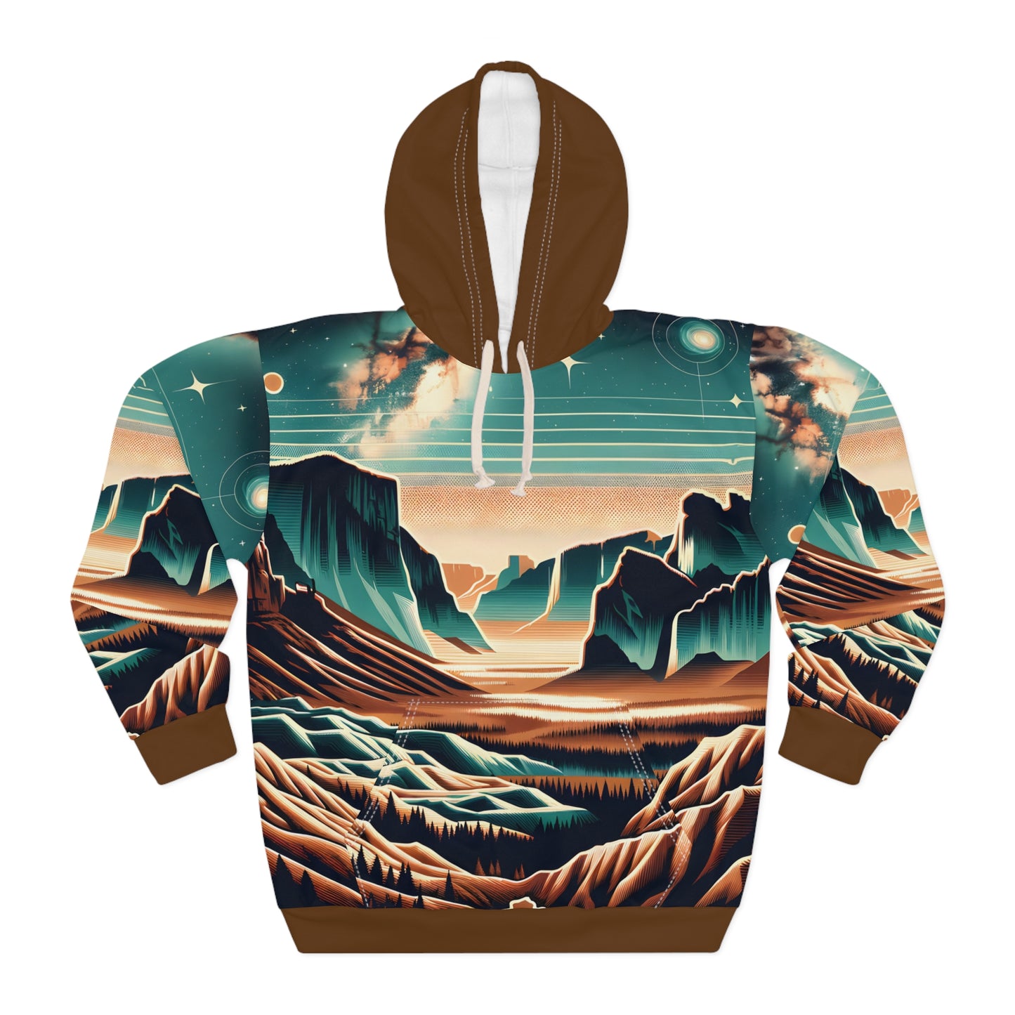 National Park-Inspired Image All-Over Print Hoodie for Nature Lovers