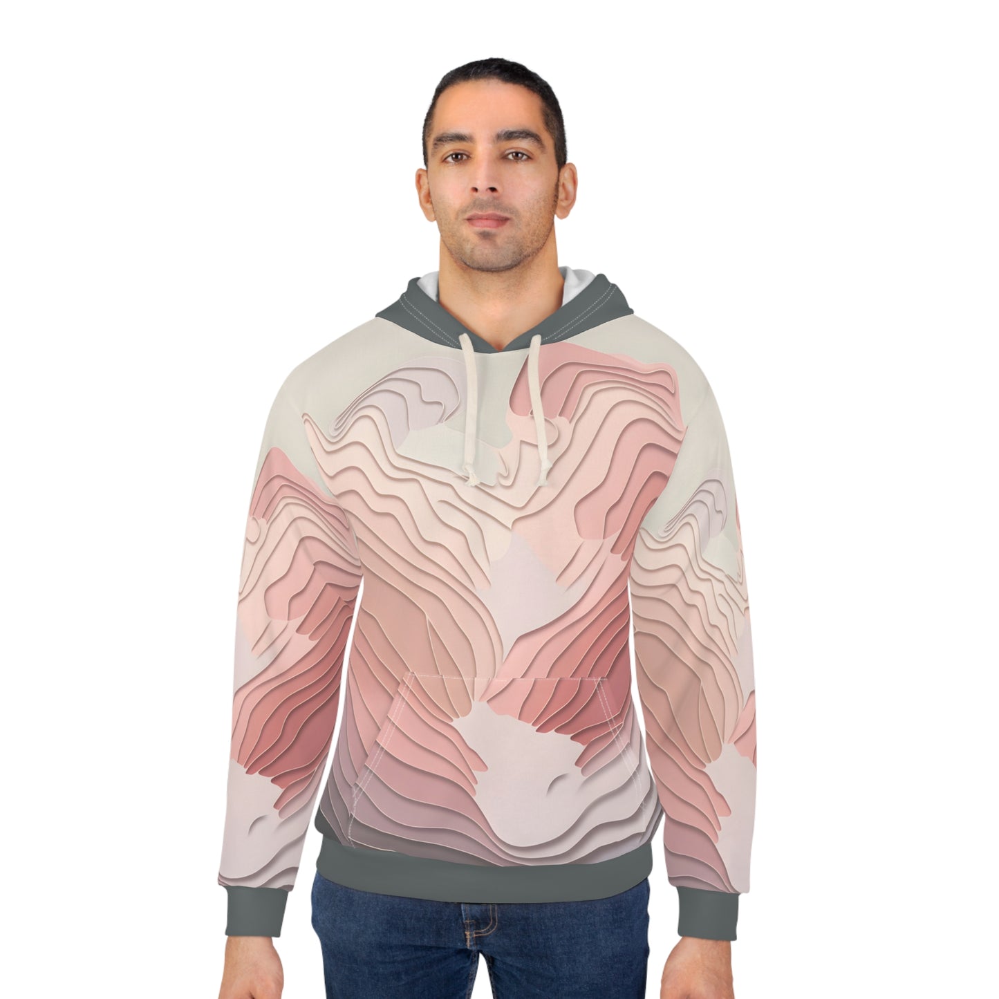 Pastel Range Hoodie All Over Print Unisex Outdoor Pullover Aesthetic Travel Wear