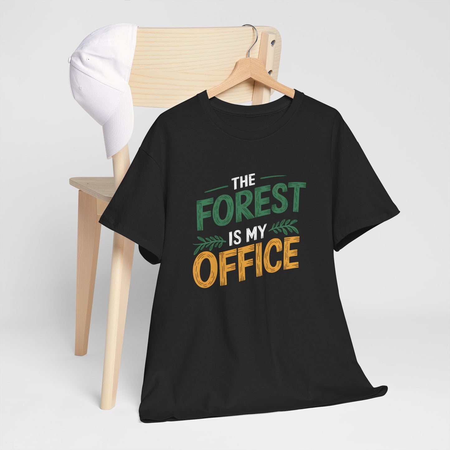 Forest Is My Office Graphic T-Shirt Nature Lover Gift for Outdoor Enthusiasts