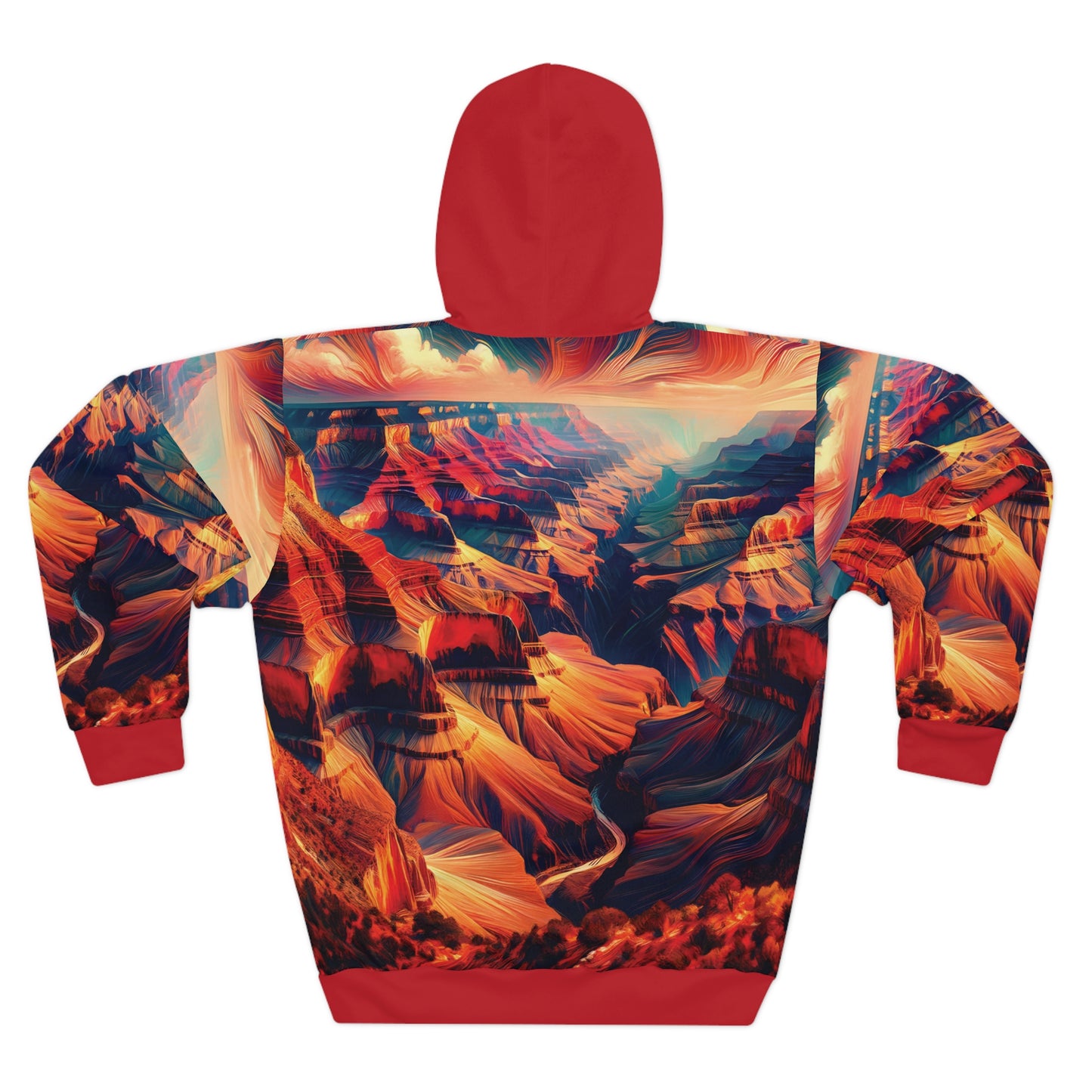 Grand Canyon Hoodie All Over Print Pullover Desert Sunset Nature Graphic Art