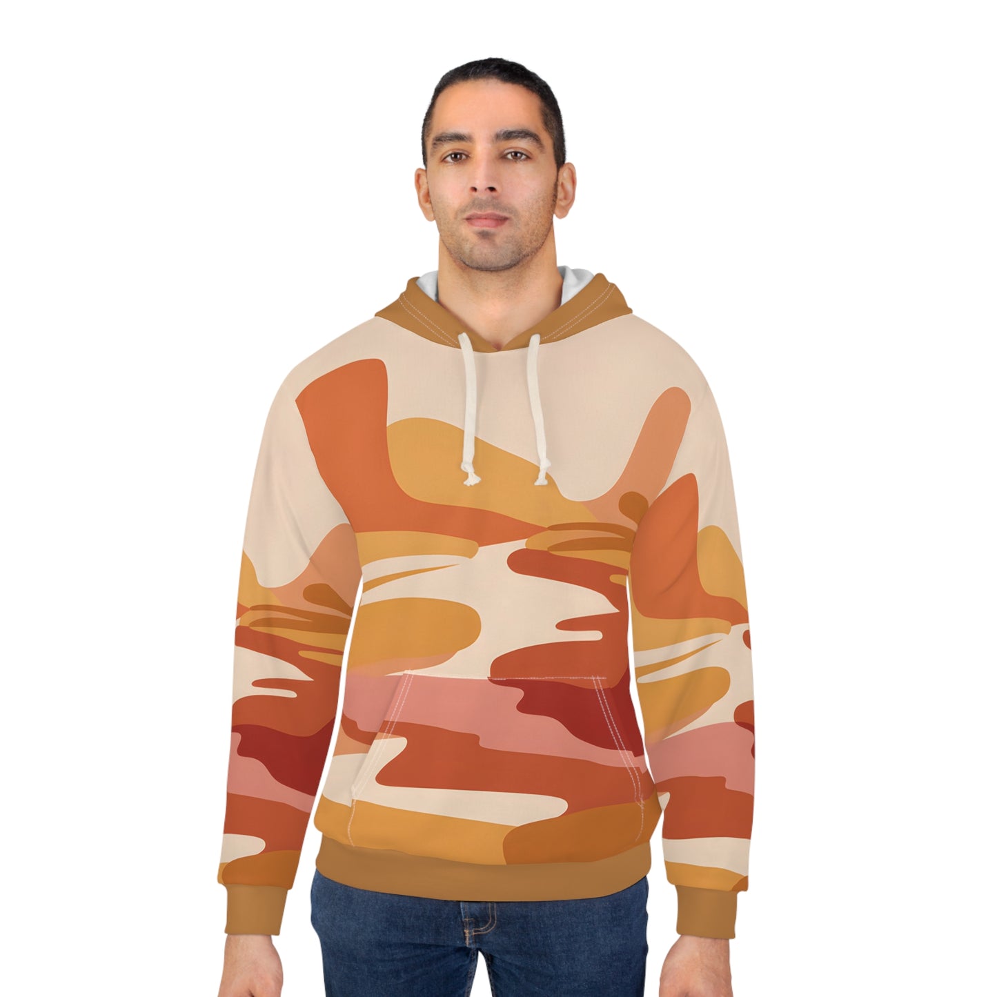 Sunset Basin All Over Print Hoodie Outdoor Apparel Travel Adventure Gear Unisex
