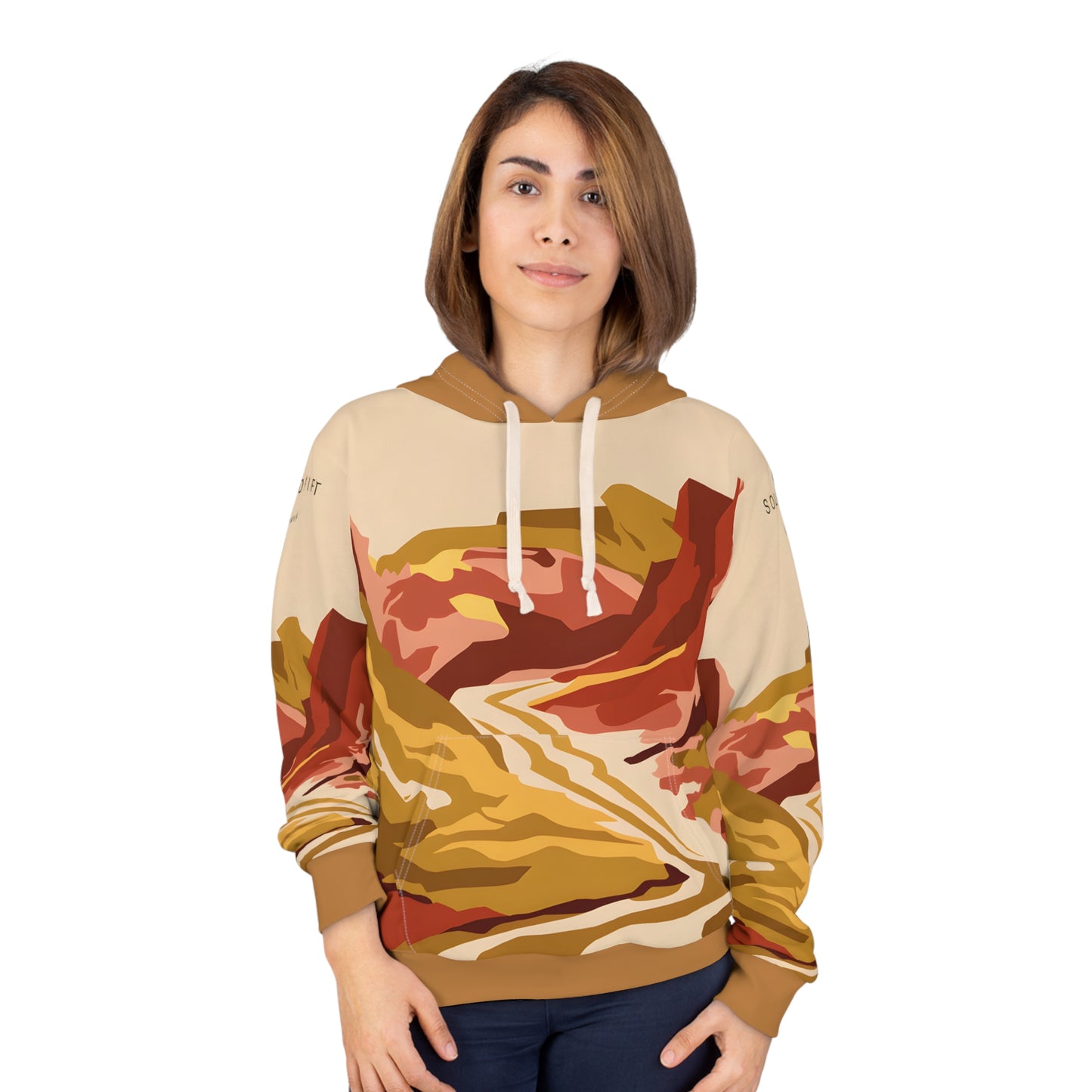Solar Drift All Over Print Hoodie Outdoor Warm Travel Apparel National Parks