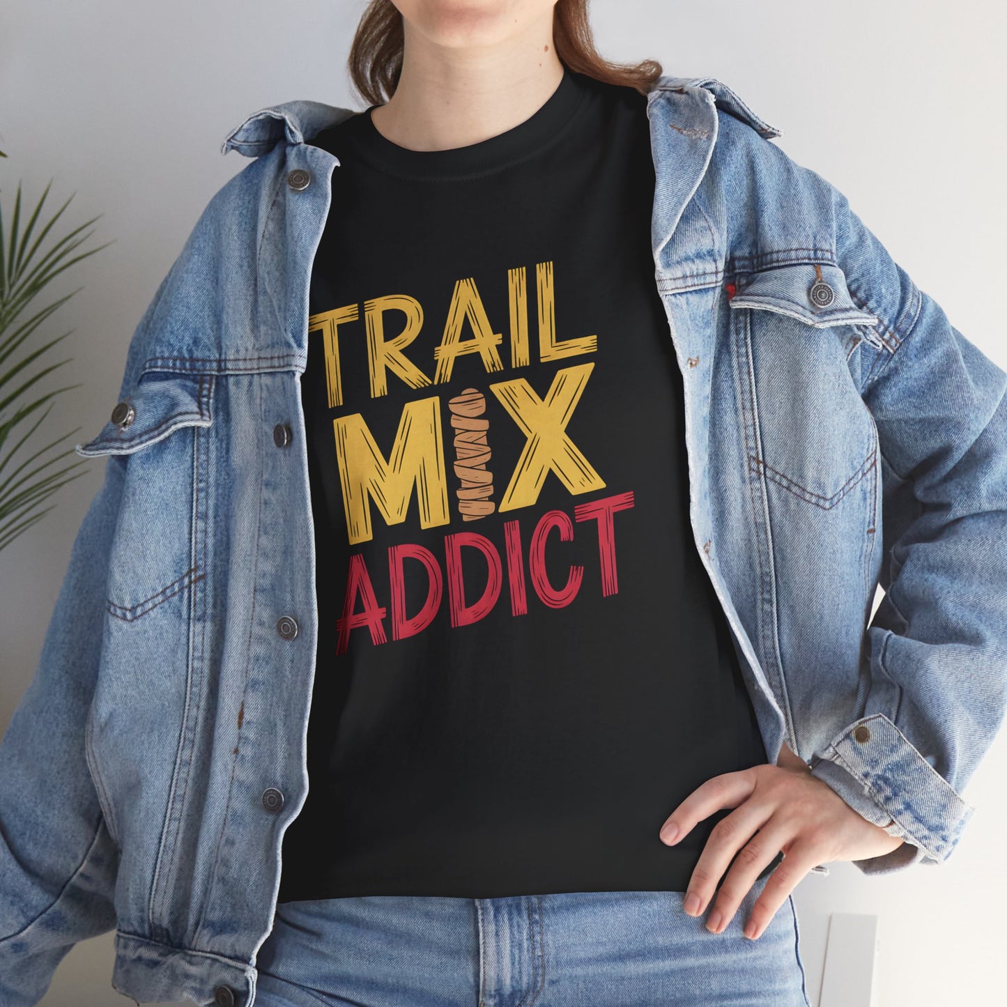 Trail Mix Addict Graphic Funny Snack Lover T-Shirt Gift for Outdoorsy People
