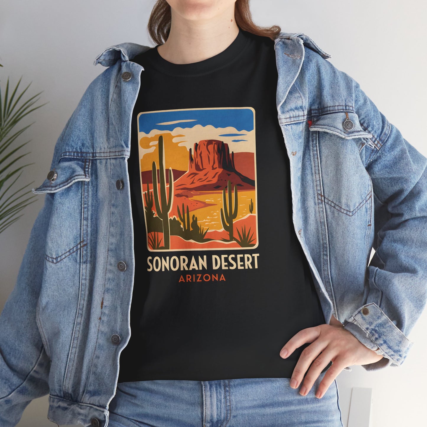 Sonoran Desert Adventure Tee Southwest Desert Graphic T-Shirt Nature