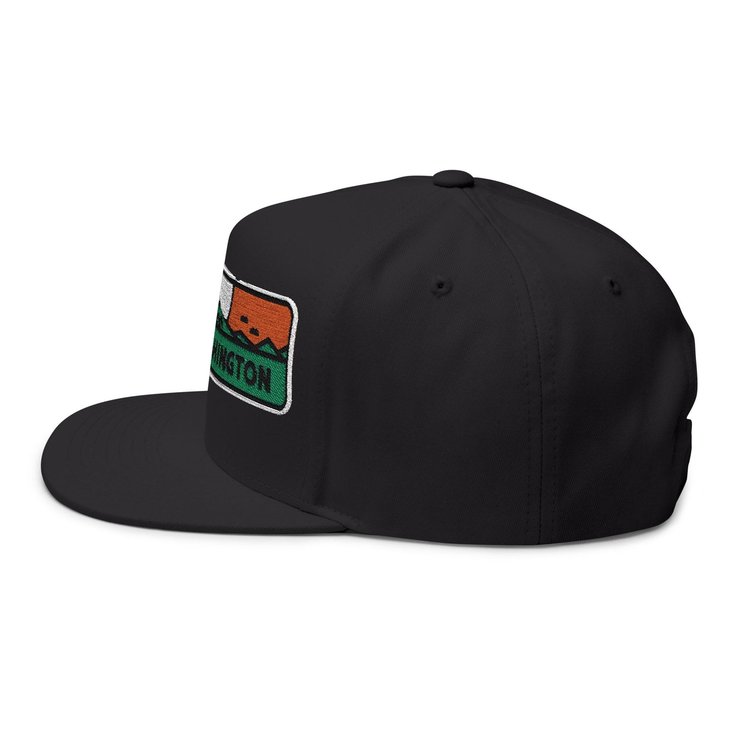 Mount Washington Flat Bill Hat Outdoor Adventure Stylish Headwear Adjustable