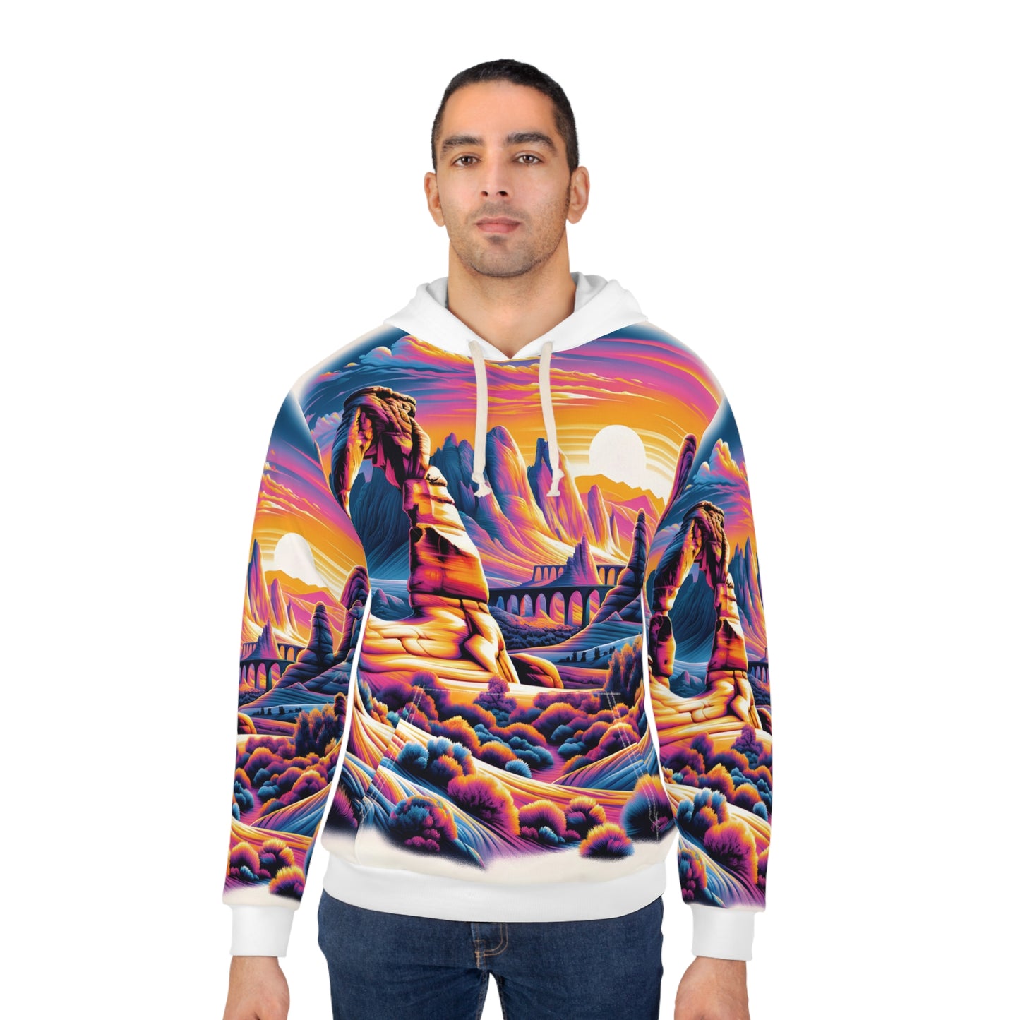 Great Basin Desert All Over Print Hoodie for Outdoor Adventures Apparel Wear