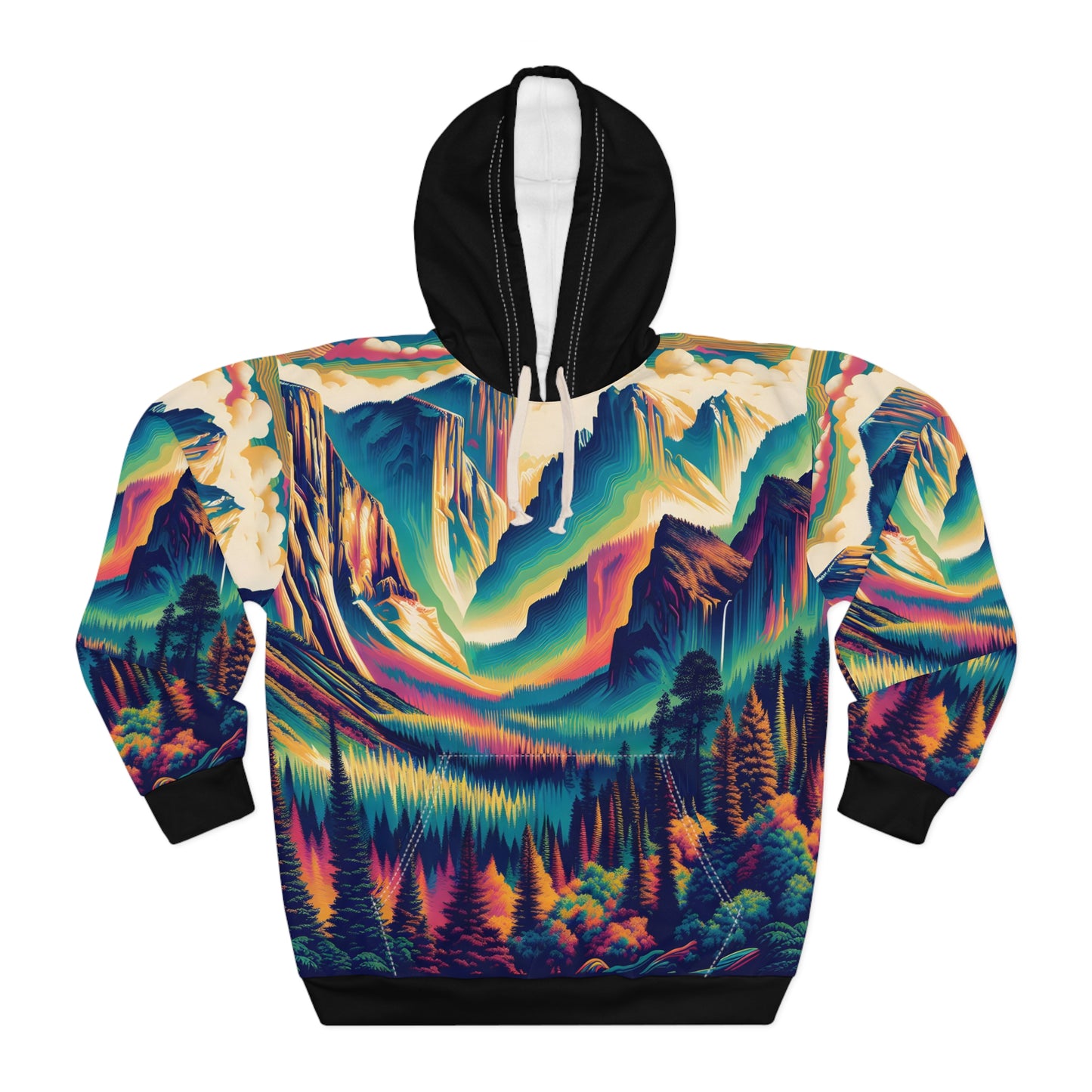 San Juan Mountains All Over Print Pullover Hoodie Outdoor Adventure Apparel