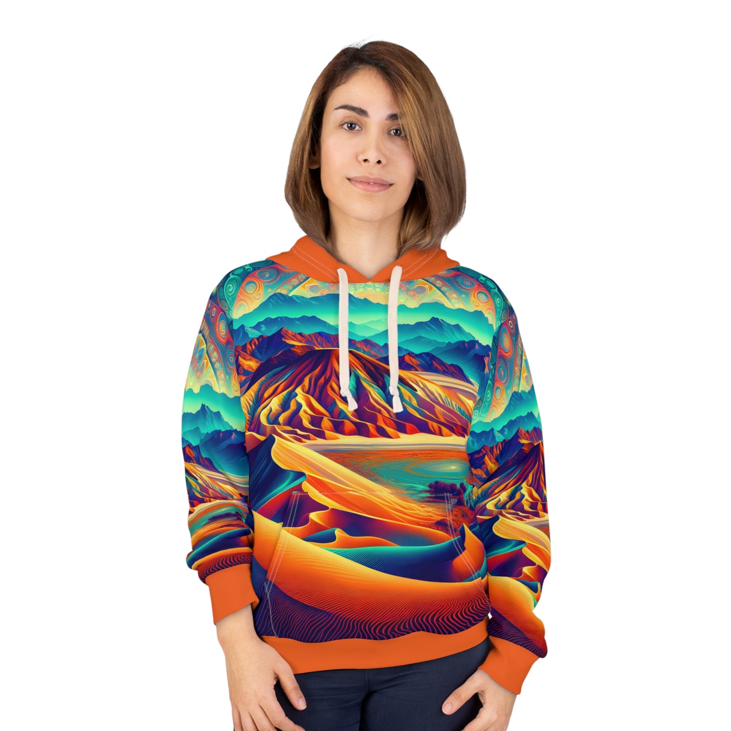 All-Over Print Hoodie Featuring Stunning Death Valley National Park Design
