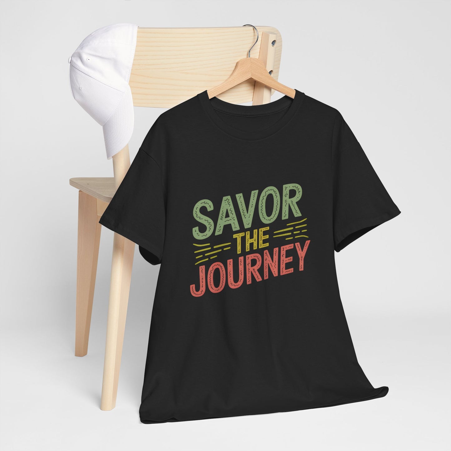 Savor the Journey Graphic Tee Adventure Travel Shirt Unisex Casual Short Sleeve
