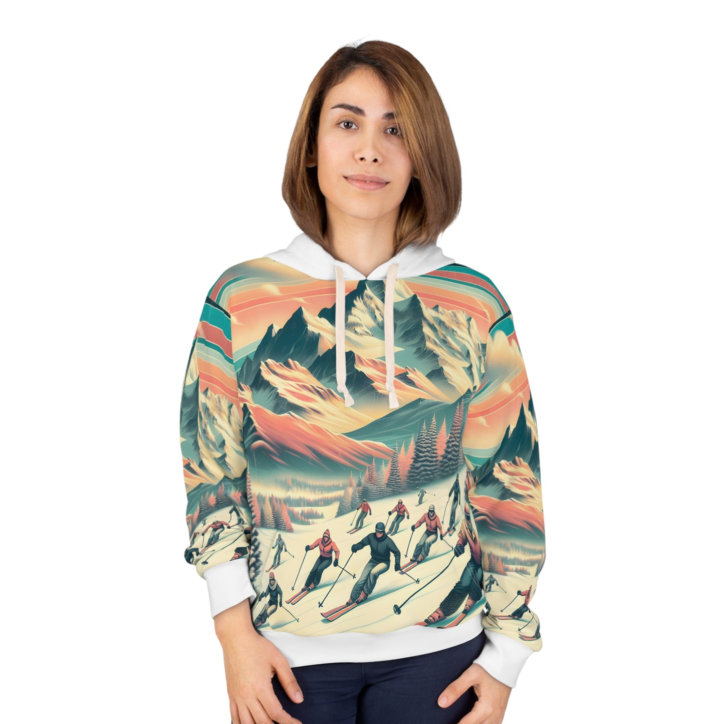 Mount Charleston Hoodie All Over Print Mountain Outdoor Apparel Travel Casual