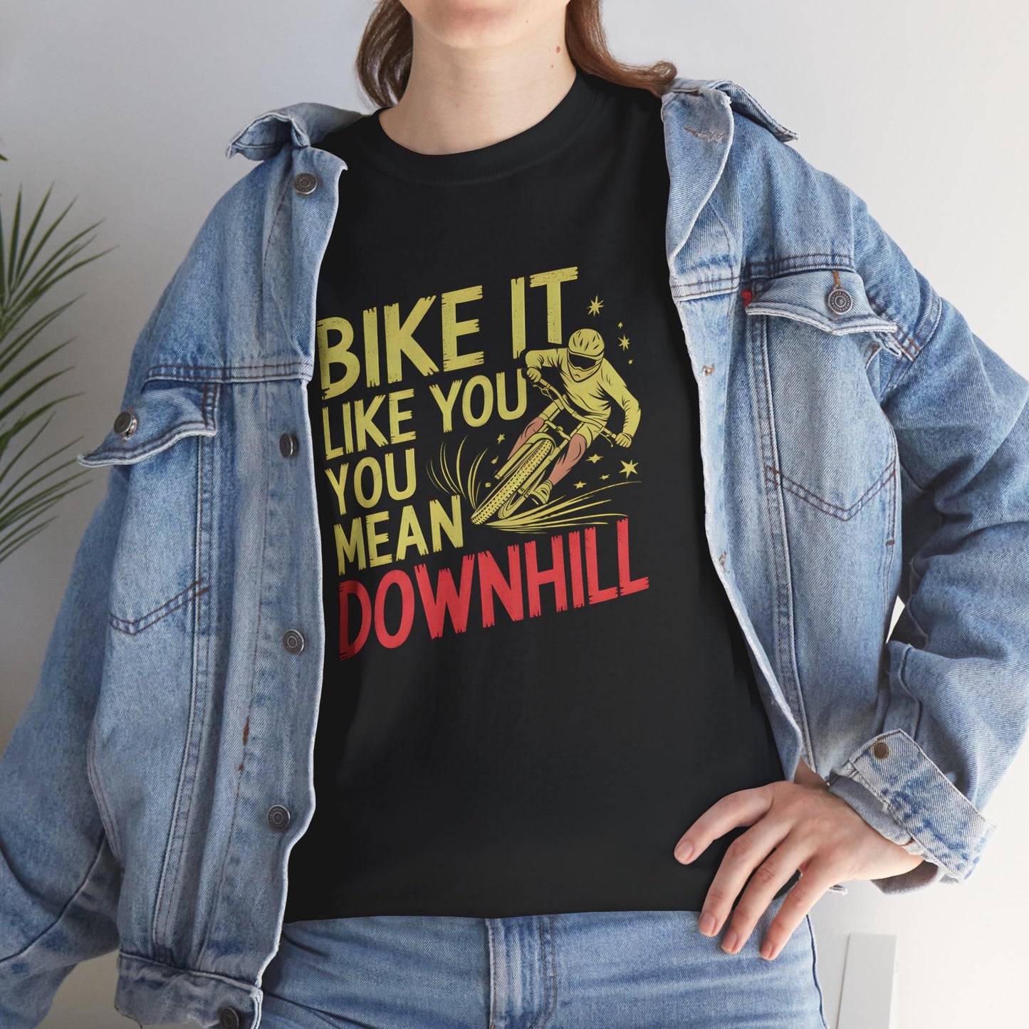 Bike It Shirt Funny Downhill MTB Tee Mountain Biking Gift Ride Like You Mean It