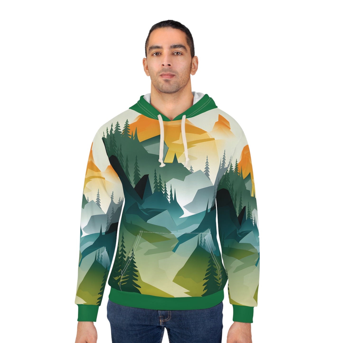 Shadow Range All-Over Print Hoodie Outdoor Apparel for Adventure Travel Wear