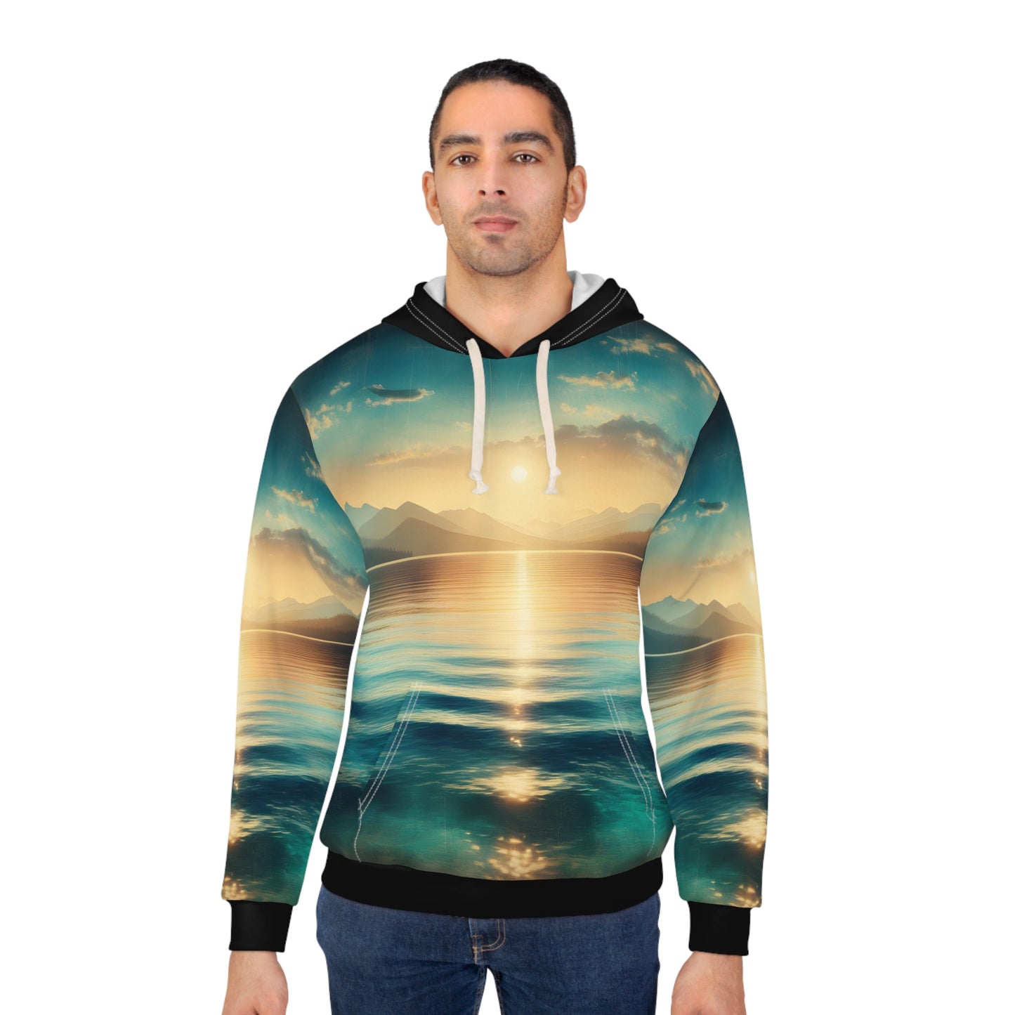 Lake Pend Oreille All Over Print Hoodie Outdoor Adventure Apparel Casual Wear