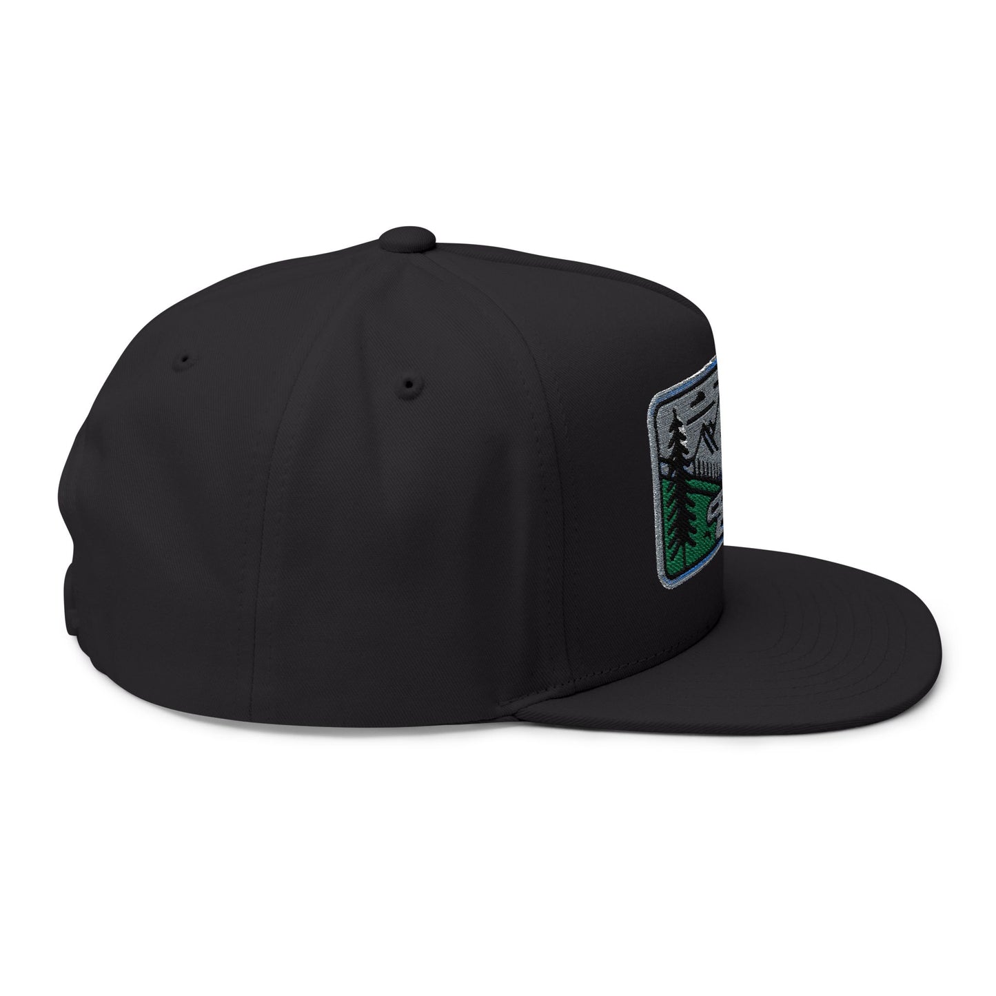 Teton Crest Trail Flat Bill Hat Outdoor Adventure Gear Hiking Cap