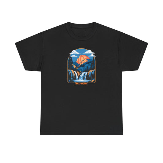 Half Dome Scenic Graphic T-Shirt Outdoor Adventure Apparel Nature Lover Gift