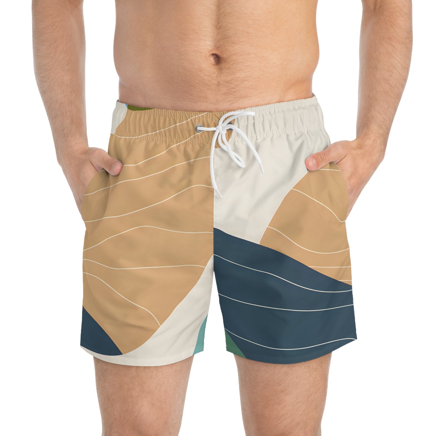 Coastal Mirage Mens Swim Trunks Beachwear Swimming Shorts